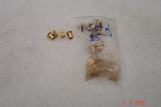 For Sale: Brass Cup Screws - 2 Sets - $75 per set